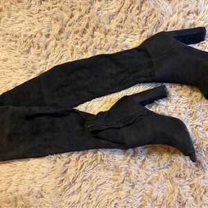 Fashion Nova Black Over the Knee Boots